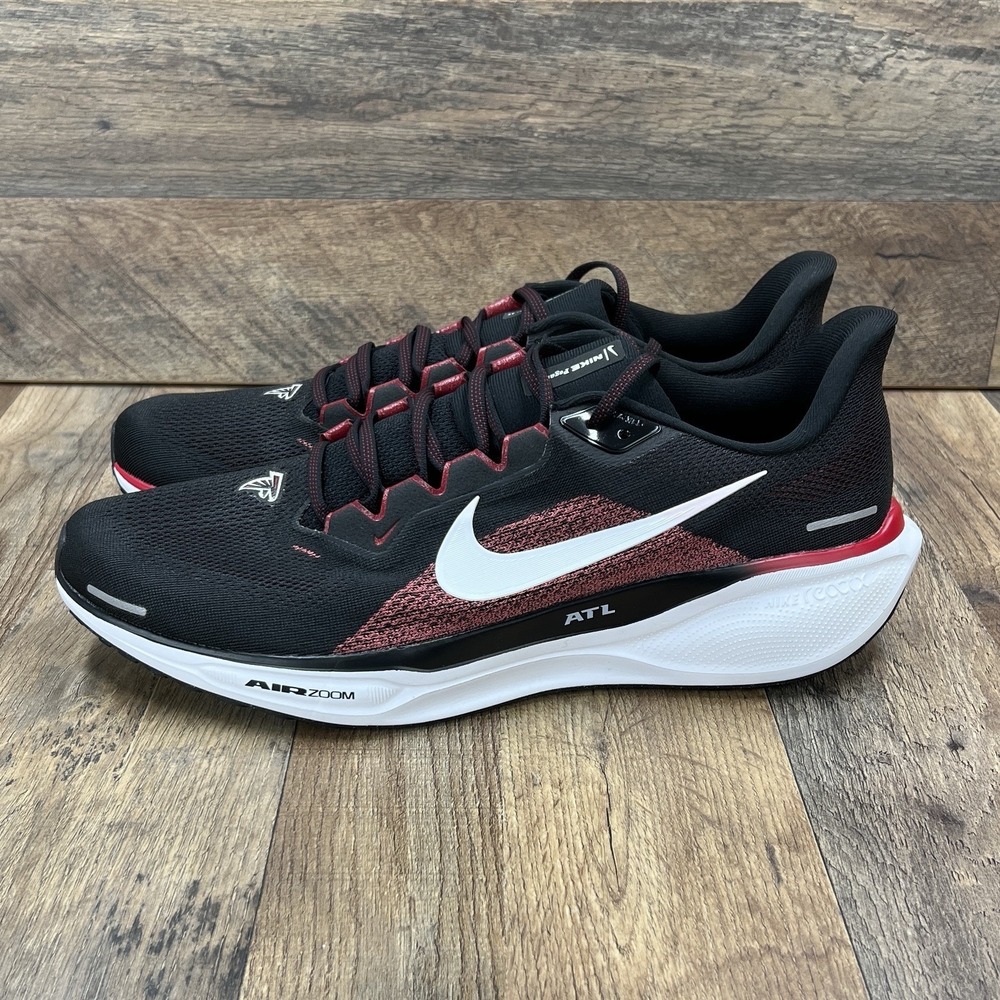 Nike Air Zoom Pegasus 41 ATL Falcons Black Atlanta Shoes nby FZ5084-001 Mens 14 - Picture 2 of 10